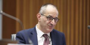 Suspended Home Affairs secretary Michael Pezzullo.