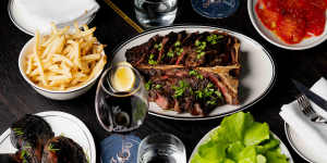 Southern Ranges beef,cooked over charcoal and red gum,forms the menu core at Eileen’s Charcoal Grill.