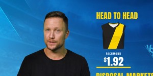 Former AFL footballer Nathan Brown in a Sportsbet ad.