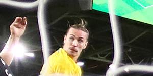 Jackson Irvine finds the back of the net for Australia’s second goal.