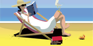 Summer reads illustration by Matt Davidson.