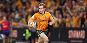 Max Jorgensen breaks away.