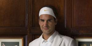 Federer at Wimbledon in 2007.