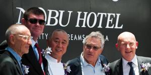 James Packer and Robert De Niro were also partners in Nobu Hospitality. At an event in 2015.