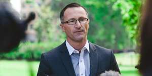 New Greens leader Richard Di Natale.