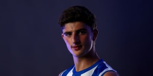 Sheezel won’t let abuse spoil his moment after making AFL draft history