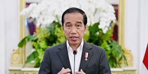Indonesian President Joko Widodo delivered a televised address on Tuesday night about the tournament.