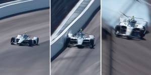 Rookie crashes in last-chance Indy 500 qualifier