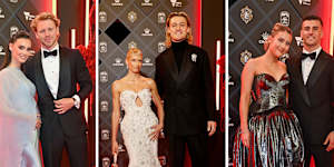 Brownlow red carpet couples