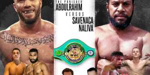 Sam Abdulrahim was due to fight Savenaca Naliva on Saturday night at the Furlan Club.
