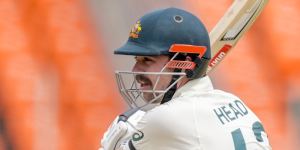 Travis Head fell 10 short of a first Test hundred overseas.