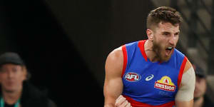 Marcus Bontempelli returned to form against the Saints