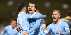 Sensational City set up A-League grand final fight after blowing Bulls away