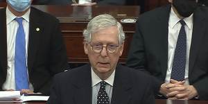 No question of Trump’s guilt,said the Republican Senate Minority Leader Mitch McConnell after voting to acquit the former president. 