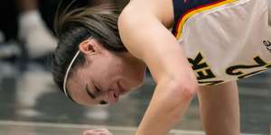 WNBA rookie Caitlin Clark has been roughed up in her first professional season.