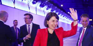 NSW Premier Gladys Berejiklian opens the $3 billion NorthConnex tunnel on Friday.