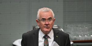 Independent MP Andrew Wilkie,who raised the AFL drugs issue in federal parliament on Wednesday.