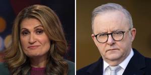 Albanese,Karvelas clash over her ‘not terribly clever’ questions