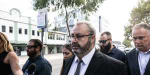 Brett Button,driver of the bus which crashed causing the deaths of 10 passengers.