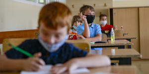 Victorian students from grade three and up will be required to wear a mask in classrooms when face-to-face learning resumes.