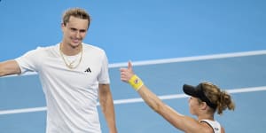 Zverev answers SOS call to put Germany into semi-final against Australia