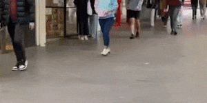 Spotted! Huynh walking,captured in a TikTok.
