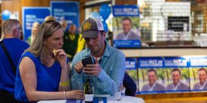 Liberal supporters come to terms with the familiar feeling of another state election defeat at their post-election party-turned-wake in Doncaster.