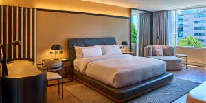 One of the revamped deluxe rooms.