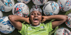Canberra United player Rhoda Mulaudzi is South African royalty,her grandfather was a king.