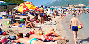Budva ... Montenegro is home to some of the best beaches on the Adriatic.