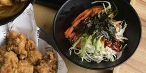 Bibim japchae.