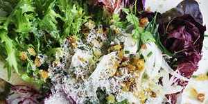 Radicchio salad with anchovy dressing.