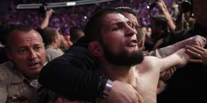 UFC 229:Arrests after McGregor defeat by Khabib sparks brawl