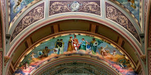 The federation panel in Melbourne’s Royal Exhibition Building.