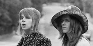 David and Angie Bowie in 1971,the year they met Suzi Ronson.