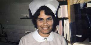 O’Donoghue as a nurse in the 1960s.