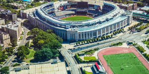 The hallowed grounds of Yankee Stadium in the Bronx.