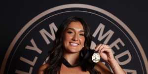 Roosters second rower Olivia Kernick won the 2024 NRLW Dally M Player of the year.