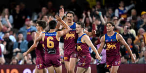 As it happened AFL finals 2023:Daniher kicks five as Lions cruise to home preliminary final with win over Power;Giants beat Saints