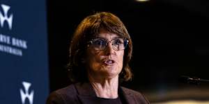 Reserve Bank of Australia governor Michele Bullock.
