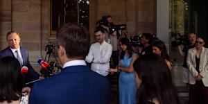 Outgoing Premier Hon Steven Miles addresses media for the first time following the Labor party’s defeat in the 2024 Queensland State Election.