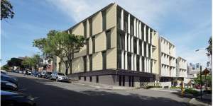 An artist's impression of a new building on the site of the heritage-listed Wilkinson House,which SCEGGS Darlinghurst proposes to demolish.
