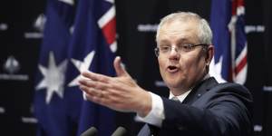 Prime Minister Scott Morrison says his preference is for children to be in school,but it was up to the states.