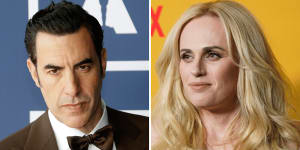 Sacha Baron Cohen and Rebel Wilson have different versions of events.