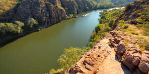 Katherine River,the Northern Territory.