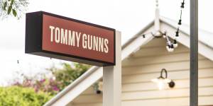 Tommy Gunns is housed in a cute weatherboard cottage.