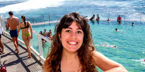 Evelyn Sommer,29,moved to Sydney from Argentina on a working visa in December.