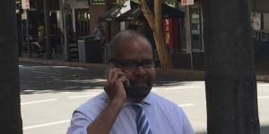 Independent Cook MP Billy Gordon,pictured days before he suffered a minor heart attack.