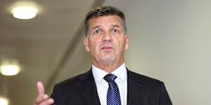 Angus Taylor used his first press conference as opposition leader to identify childcare as a key priority.