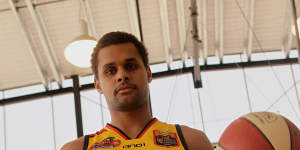 Patty Mills with Melbourne Tigers in 2011.